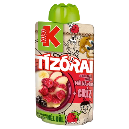 Kubu Tízórai alma-banán-arónia-málna püré búzadarával 100 g termékhez kapcsolódó kép