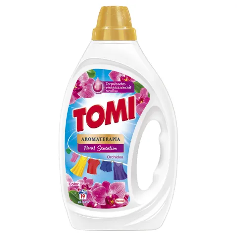 Tomi Aromaterápia Floral Sensation Orchidea folyékony mosószer színes ruhákhoz 19 mosás 855 ml termékhez kapcsolódó kép