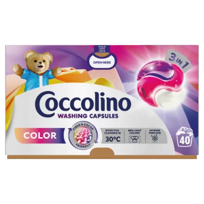 Coccolino Color 3in1 mosókapszula 40 mosás 692 g  termékhez kapcsolódó kép