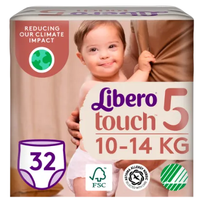 Libero Touch egyszerhasználatos bugyipelenka, méret: 5, 10-14 kg, 32 db termékhez kapcsolódó kép