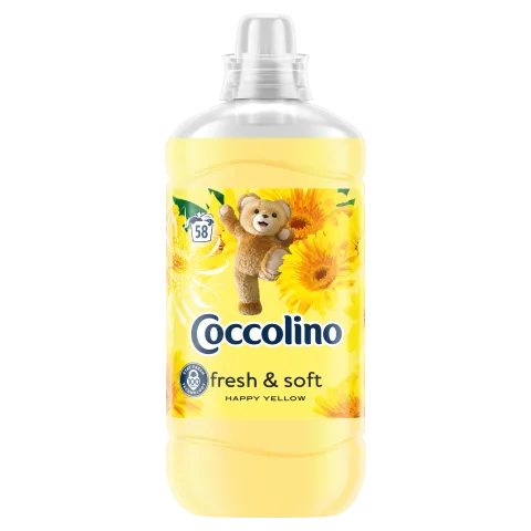 Coccolino Fresh & Soft Happy Yellow öblítőkoncentrátum 58 mosás 1450 ml termékhez kapcsolódó kép