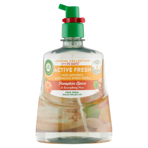 Air Wick Active Fresh Automata Légfrissítő spray utántöltő, Fűszeres sütőtök varázs, 228ml termékhez kapcsolódó kép