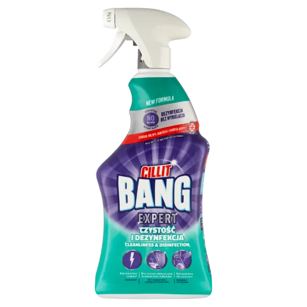 Cillit Bang Expert tisztító és klórmentes fertőtlenítő spray 750 ml termékhez kapcsolódó kép