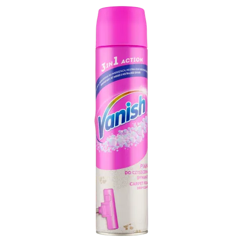 Vanish 3 in 1 Action szőnyeg és kárpit tisztító hab 600 ml termékhez kapcsolódó kép