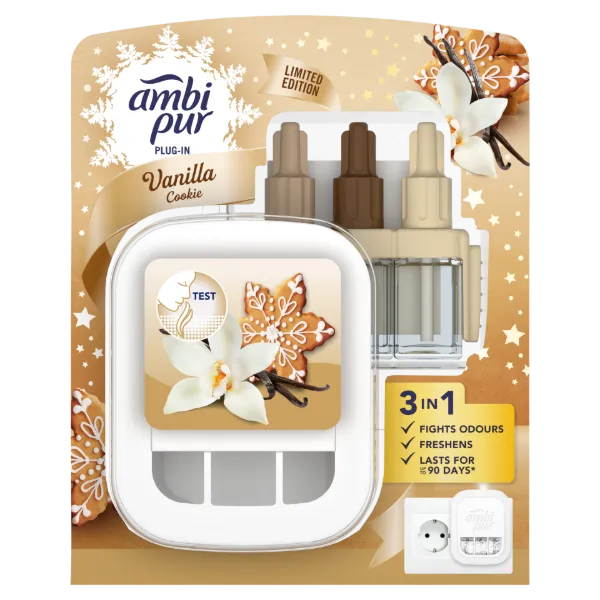 Ambi Pur 3Volution Okos Programozású Légfrissítő Készülék Kezdőcsomag, Vanilla Cookie 20 ml termékhez kapcsolódó kép