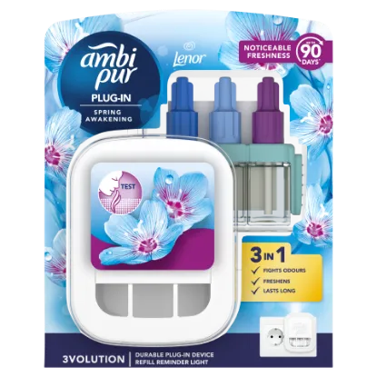 Ambi Pur 3Volution Spring Awakening elektromos légfrissítő kezdőcsomag, 20ml termékhez kapcsolódó kép