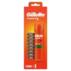 Gillette Fusion5 8 db Férfi Borotvabetét + Sensitive Borotvazselé 200 ml termékhez kapcsolódó kép