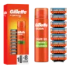 Gillette Fusion5 8 db Férfi Borotvabetét + Sensitive Borotvazselé 200 ml termékhez kapcsolódó kép