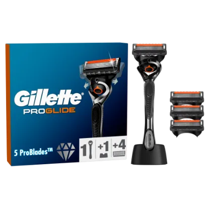 Gillette ProGlide Férfi Borotva, 1 db Gillette Borotva, 4 db Borotvabetét termékhez kapcsolódó kép