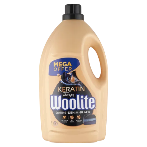 Woolite Keratin Therapy mosószer sötét ruhákhoz 4.5 l 75 mosás termékhez kapcsolódó kép