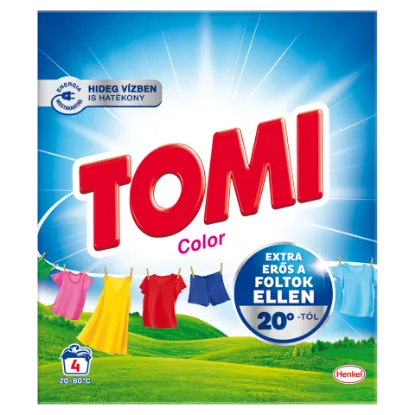 Tomi Color mosószer színes ruhákhoz 4 mosás 220 g termékhez kapcsolódó kép