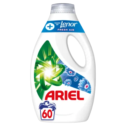 Ariel Folyékony Mosószer 3l, 60 Mosáshoz, +Touch Of Lenor Fresh Air termékhez kapcsolódó kép