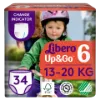 Libero Up&Go egyszerhasználatos bugyipelenka, méret: 6, 13-20 kg, 34 db termékhez kapcsolódó kép