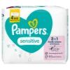 Pampers Sensitive Nedves Törlőkendő, 4 Csomag = 208 db termékhez kapcsolódó kép