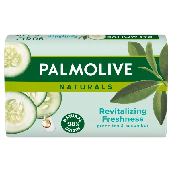 Palmolive Naturals Revitalizing Freshness Green Tea & Cucumber pipereszappan 90 g termékhez kapcsolódó kép