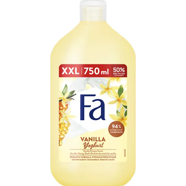 Fa Vanilla Honey Yoghurt tus- és habfürdő 750 ml termékhez kapcsolódó kép