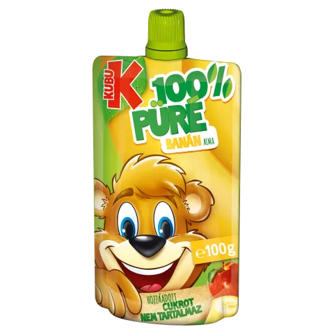 Kubu 100% banán-alma püré C-vitaminnal 100 g termékhez kapcsolódó kép