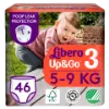 Libero Up&Go egyszerhasználatos bugyipelenka, méret: 3, 5-9 kg, 46 db termékhez kapcsolódó kép