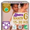 Libero Touch egyszerhasználatos pelenkanadrág, méret: 6, 13-20 kg, 36 db termékhez kapcsolódó kép