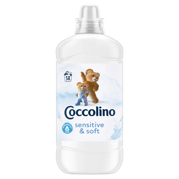 Coccolino Sensitive & Soft öblítőkoncentrátum 58 mosás 1450 ml termékhez kapcsolódó kép
