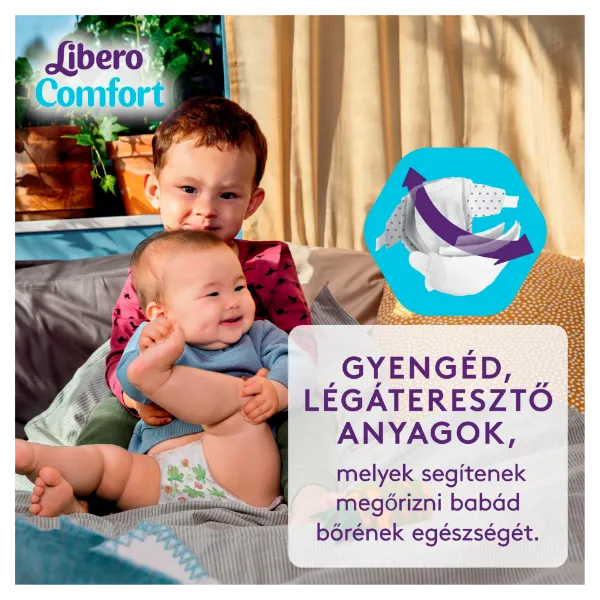 Libero Comfort egyszerhasználatos pelenka, méret: 5, 10-14 kg, 76 db termékhez kapcsolódó kép