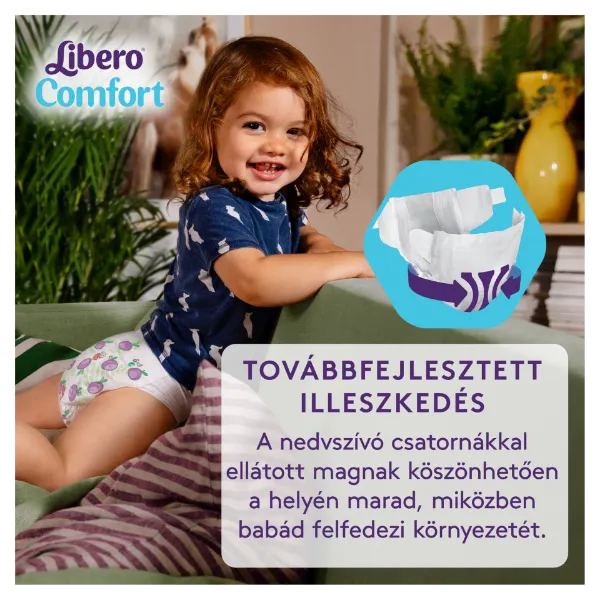 Libero Comfort egyszerhasználatos pelenka, méret: 5, 10-14 kg, 76 db termékhez kapcsolódó kép