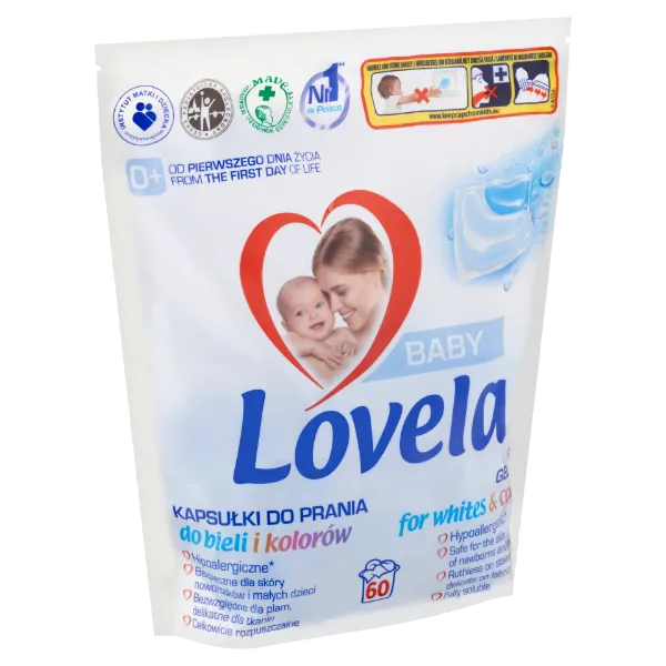 Lovela Baby Hipoallergén Mosókapszula, 60 db 1200g termékhez kapcsolódó kép