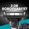 Gillette Mach3 Charcoal Borotvabetétek Férfiaknak, , 5 db Borotvabetét termékhez kapcsolódó kép