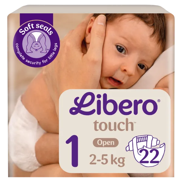 Libero Touch egyszerhasználatos pelenkanadrág, méret: 1, 2-5 kg 22 db termékhez kapcsolódó kép