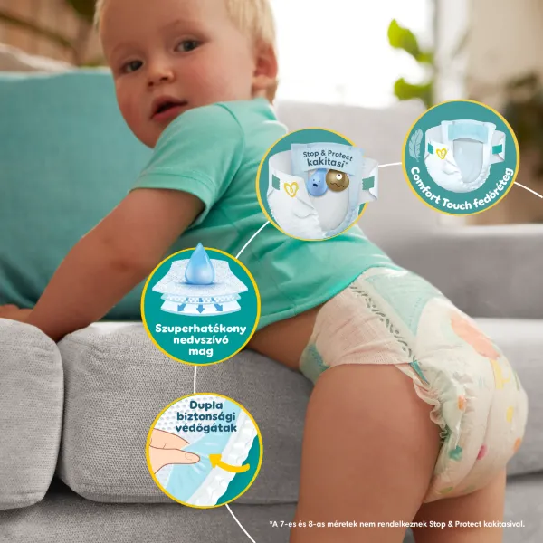 Pampers Active Baby pelenka - havi pelenkacsomag Méret: 3, 208 db Pelenka, 6kg - 10kg termékhez kapcsolódó kép