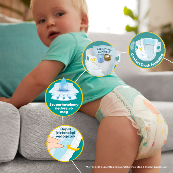 Pampers Active Baby pelenka - havi pelenkacsomag Méret: 5, 150 db Pelenka, 11kg-16kg termékhez kapcsolódó kép