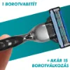 Gillette Mach3 Férfi Borotva, 1 db Gillette Borotva, 5 db Borotvabetét termékhez kapcsolódó kép