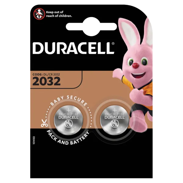 Duracell DL/CR 2032 3 V lítium elem 2 db termékhez kapcsolódó kép