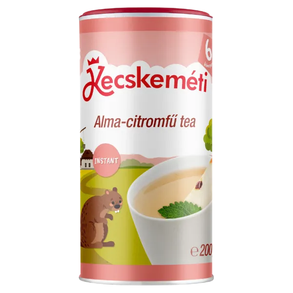 Kecskeméti alma-citromfű tea 6 hónapos kortól 200 g termékhez kapcsolódó kép