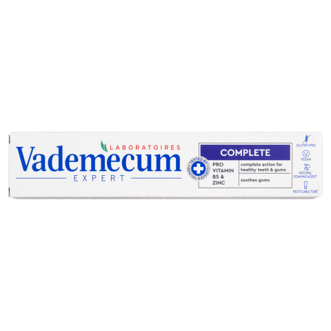 Vademecum Expert Complete fogkrém B5 pro vitaminnal és cinkkel 75 ml termékhez kapcsolódó kép
