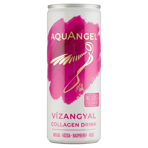 Vízangyal málna és rózsa ízű szénsavmentes üdítőital cukorral és kollagénnel 250 ml termékhez kapcsolódó kép