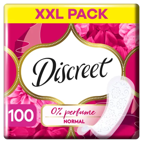 Discreet Légáteresztő illatmentes Tisztasági Betétek, 100 db termékhez kapcsolódó kép