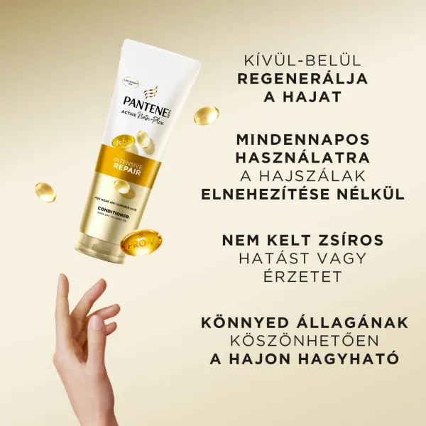 Pantene Pro-V Intensive Repair balzsam 275ml. Könnyű érzet. Active Nutri-Plex termékhez kapcsolódó kép