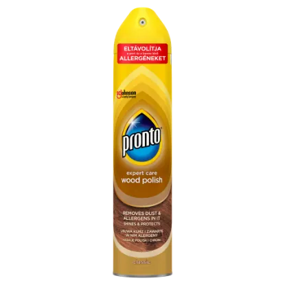 Pronto Expert Care Classic bútorápoló aeroszol 250 ml termékhez kapcsolódó kép