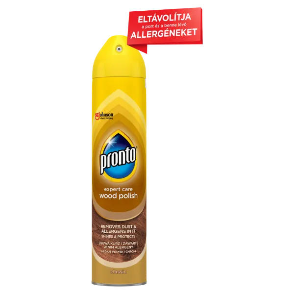 Pronto Expert Care Classic bútorápoló aeroszol 250 ml termékhez kapcsolódó kép