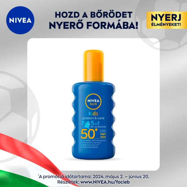 NIVEA SUN Kids hidratáló színezett gyermek napozó spray FF50+ 200 ml termékhez kapcsolódó kép