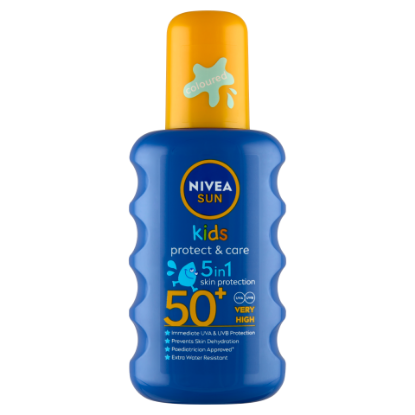 NIVEA SUN Kids hidratáló színezett gyermek napozó spray FF50+ 200 ml termékhez kapcsolódó kép