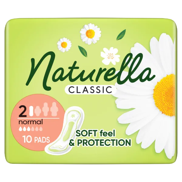 Naturella Classic Normal Plus Méret 2 Szárnyas Betét 10 db termékhez kapcsolódó kép