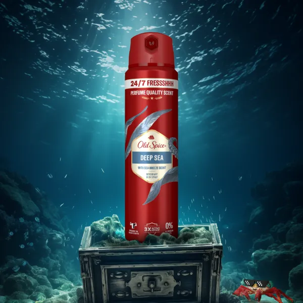 Old Spice Deep Sea Deo Spray Férfiaknak, 150 ml termékhez kapcsolódó kép