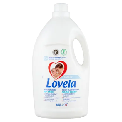 Lovela Baby folyékony mosószer fehér ruhákhoz 50 mosás 4,5 l termékhez kapcsolódó kép