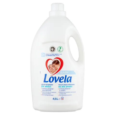 Lovela Baby folyékony mosószer fehér ruhákhoz 50 mosás 4,5 l termékhez kapcsolódó kép