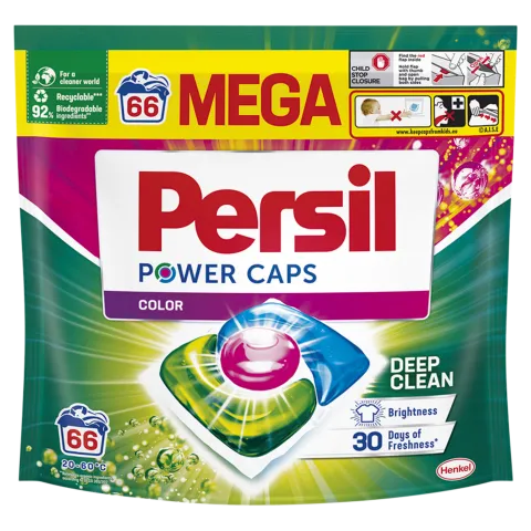 Persil Power Caps Color mosószer színes ruhához 66 mosás 924 g termékhez kapcsolódó kép