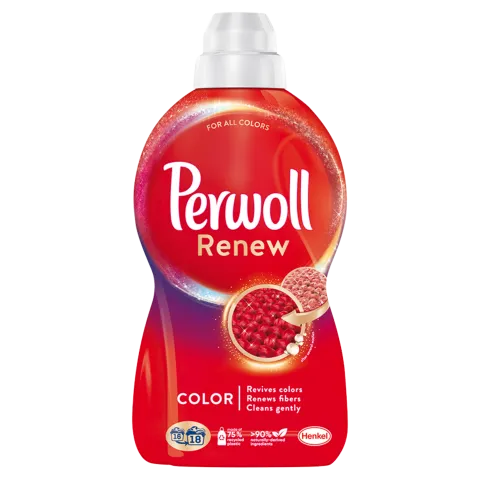 Perwoll Renew Color finommosószer színes textíliákhoz 18 mosás 990 ml termékhez kapcsolódó kép