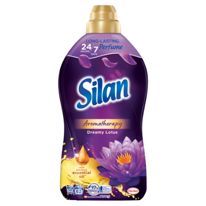 Silan Aromatherapy Dreamy Lotus textilöblítő koncentrátum 62 mosás 1364 ml termékhez kapcsolódó kép