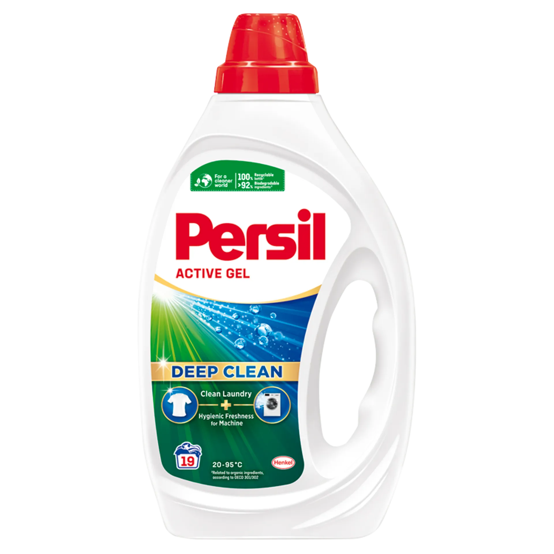Persil Active Gel mosószer fehér és világos ruhákhoz 19 mosás 855 ml
